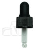 NON CRC Dropper - Black - 13/425 - Bubble Pipette - For 5/8 Dram Vial