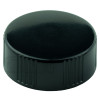 Black CT Closure Phenolic Lid w/ Polycone Liner 28-400 - 3100/case alternate view