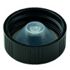 Black CT Closure Phenolic Lid w/ Polycone Liner 28-400 - 3100/case alternate view