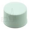 White Ribbed Cap 24-410 w/F217 Foam Liner - 3100/case