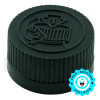 Black CRC (Child Resistant Closure) Pictorial Cap 22-400 w/PS 22.020 PL Liner - 4500/case