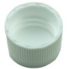 Non CRC WHITE 20-410 Ribbed Skirt Lid with F217 Liner(5600/case) alternate view