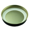Black Metal 58-400 Lid with standard plastisol liner (2500/Case) alternate view