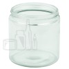 16oz Clear Glass SS Jar 89-400(72/cs)