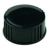 Black CT Closure PP Lid w/ Polycone Liner 24-400 - 4000/case