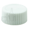 White Ribbed CT Closure 20-400 Phenolic Lid w/ Polycone Liner - 5,760/case