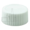 White CT Closure Phenolic Lid Ribbed/Smooth w/ Polycone Liner 20-400(5,760/case)