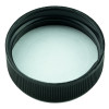 Black Ribbed PP CT Cap 33-400 w/ PS22 Top Gate Printed Liner SFYP - 4000/case alternate view