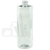 16oz Clear PET Plastic Cylinder Bottle 28-410(189/cs)