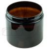 16oz PET Plastic SS Jar - Dark Amber - 89-400 (Tray Pack)