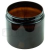 16oz PET Plastic SS Jar - Dark Amber - 89-400 (Tray Pack)