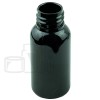 1oz Dark Amber Boston Round PET Plastic Bottle 20-410(1758/cs)