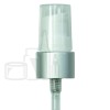White Treatment Pump with Matte Silver Collar Smooth Skirt 20-410 130MM Dip Tube (2000/cs) alternate view