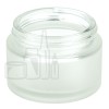 1oz Frosted Clear Glass SS Jar 48-400(180/case)