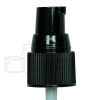 BLACK Treatment Pump Ribbed Skirt 20-400 - 3.56'' Dip Tube (1000/case) alternate view