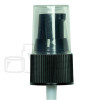 BLACK Treatment Pump Ribbed Skirt 20-400 - 3.56'' Dip Tube (1000/case) alternate view