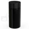 6oz PET Spiral Container TE/CRC Solid Black with Solid Black Cap(300/cs) alternate view
