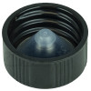 Black CT Closure Phenolic Lid Ribbed/Smooth w/ Polycone Liner 20-400(4,500/case) alternate view