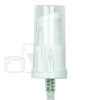 WHITE Treatment Pump Ribbed Skirt 18-415 62MM Dip Tube (1800/case) alternate view