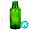 30ml Green Glass Euro Round Bottle 18-415(330/case)