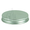 Silver Metal Lid 53-400 with standard plastisol liner - 2288/case