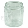 19oz Clear PET Plastic SS Jar 89-400 (Tray Packs)