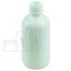 2oz Blown Shiny White Glass Boston Round Bottle 20-400(140/case)