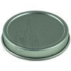 Slip Cover Lid for 0.5oz Silver Steel Flat Tin alternate view