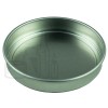 Slip Cover Lid for 0.5oz Silver Steel Flat Tin alternate view