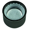 Black CRC (Child Resistant Closure) Cap 20-400 PUSH & TURN TEXT .035” Pulp HS-035 (4500/case) alternate view