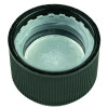 Black CRC (Child Resistant Closure) Cap 22-400 PUSH & TURN TEXT .035” Pulp HS-035 (3800/case) alternate view