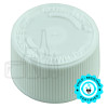 White CRC (Child Resistant Closure) Cap 22-400 PUSH & TURN TEXT .035” Pulp HS-035 (3800/case) alternate view