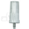 WHITE Fine Mist Sprayer Ribbed Skirt 18-415 62MM Dip Tube(1800/case) alternate view