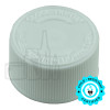 White CRC (Child Resistant Closure) Cap 24-400 PUSH & TURN TEXT .035” Pulp HS-035 (3200/case) alternate view