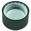 Black CRC (Child Resistant Closure) Cap 24-400 PUSH & TURN TEXT .035” Pulp HS-035 (3200/case) alternate view