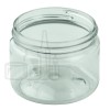 3oz clear PET plastic single wall jar with 58-400 (603/cs)