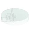 White CT Smooth Closure 53-400 with (A01) MRPLN04 CTR GATE FOAM HIS Liner(1300/case)