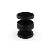 40G Dual Compartment Pouch Container w/ CR Upper Closure Black Container w/ Black Closures - 600/case alternate view