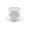 40G Dual Compartment Pouch Container w/ CR Upper Closure White Container w/ White Closures - 600/case alternate view