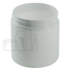 8oz White PET Single Wall Jar with 70-400 Neck Finish - 336/case