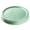 Silver Metal Lid 89-400 with standard plastisol liner - 770/case
