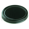 Black Metal 70-400 Lid with standard plastisol liner(1140/cs)