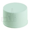 White Ribbed Cap 24-410 w/F217 Foam Liner - 3100/case