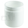 8oz White HDPE Plastic Jar 70-400 Neck Finish(432/cs)