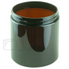 8oz Amber PET Plastic Straight Sided Jar 70-400 Neck Finish