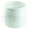 16oz White PET Plastic Straight Sided Jar 89-400 Neck Finish (168/case)