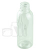 2 oz Clear Cosmo Round PET Plastic Bottle with 20-410 Neck Finish (936/case)