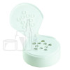 48-485 P/P White Smooth Flip Top Spice Hole Shaker Closure with Heat Induction Liner(1000/case) alternate view