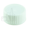 White CT Closure PP Lid Ribbed/Smooth w/ Polycone Liner 20-400(4,500/case)