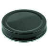 Black Metal Lid 70-400 with standard plastisol liner - 1140/case